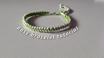 how to make easy bracelet || yarnivora