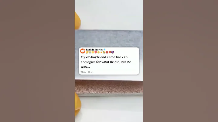 My Ex boyfriend came back to apologize for what he did, but he was married 😱  #reddit