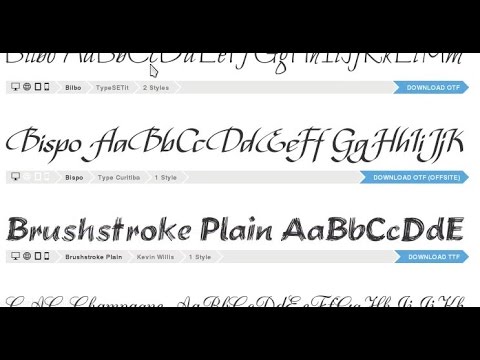 Download Free Fonts