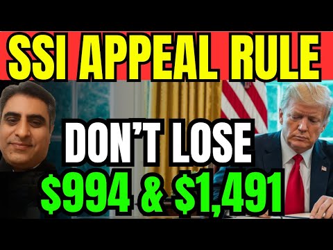 Video SSA WARNING: Stop Losing Your $994 & $1,491 SSI Payment During an Appeal — Act in 10 Days