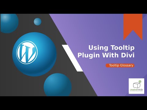 Using Tooltip Glossary Plugin With DIVI Page Builder | WordPress