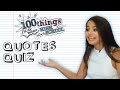 Isabela Moner Takes the "100 Things" Quotes Quiz!