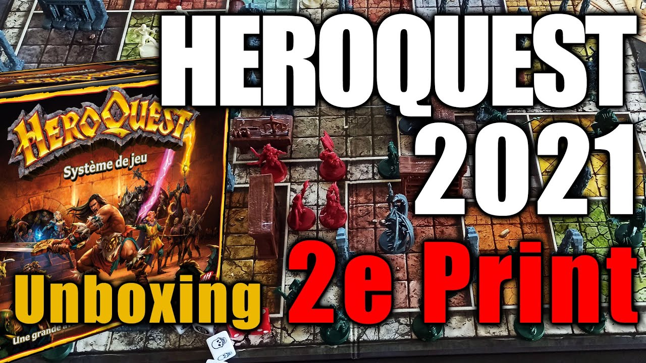 Acheter HeroQuest - Hasbro - Jeux de société