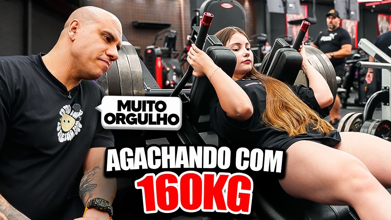 Sophia Bianco está cada dia mais focada nos treinos e deixando o Carlão orgulhoso