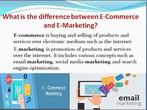 What is the Difference between Digital Marketing And E-Commerce  