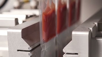 Plan IT Packaging Systems Inc. 4 Lane Sachet Machine with Liquid Filler 150ppm for Samosa Dip