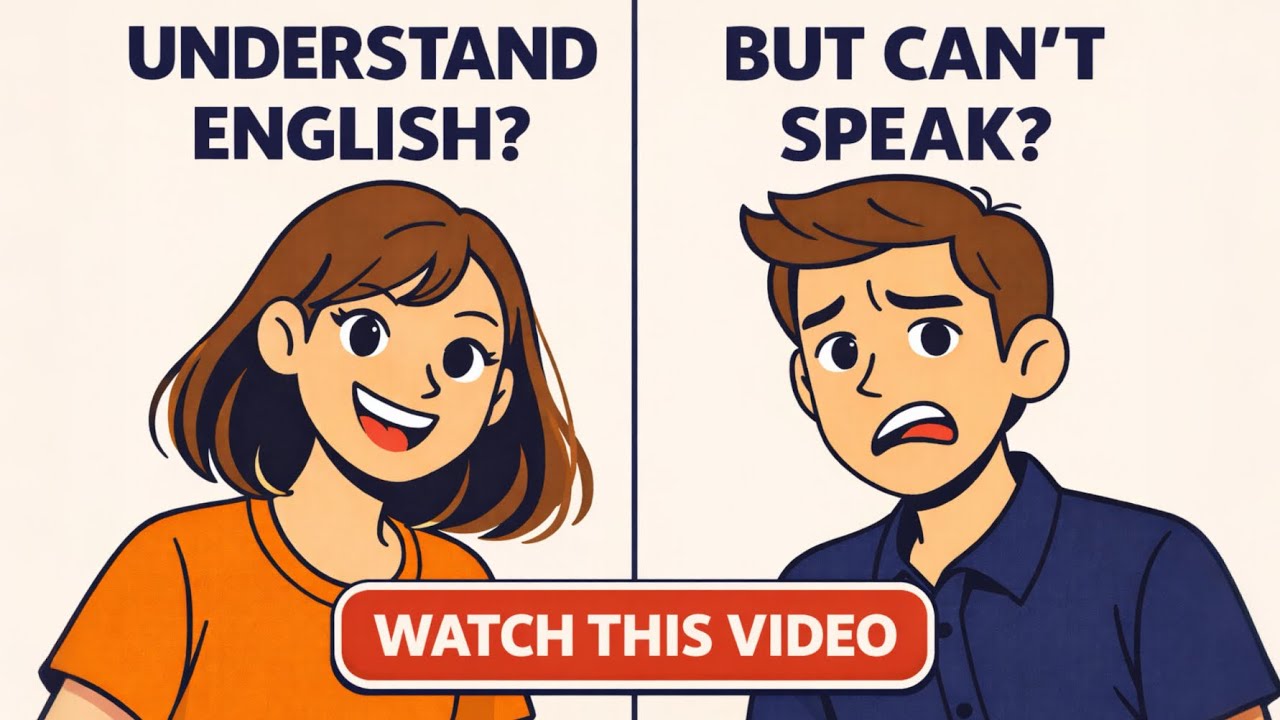 5 Secrets to Fix your speaking. Why You Can Understand English But Can't Speak🇺🇸