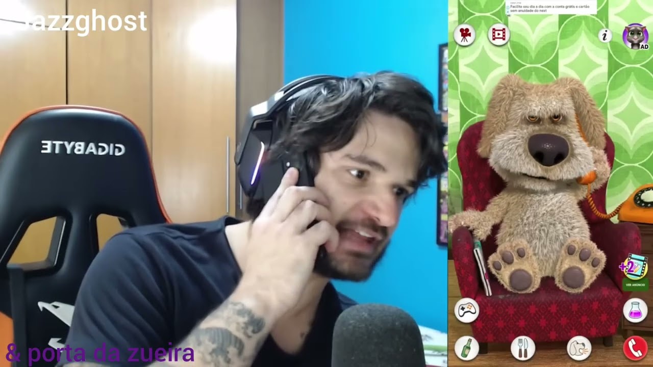 CACHORRO VIRTUAL DECIDE TIRAR O TEMPO DE PAZ DO JAZZGHOST/ PORTA DA ZUEIRA 