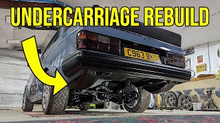 Volvo 240 Lowered Adjustable Suspension Install!!