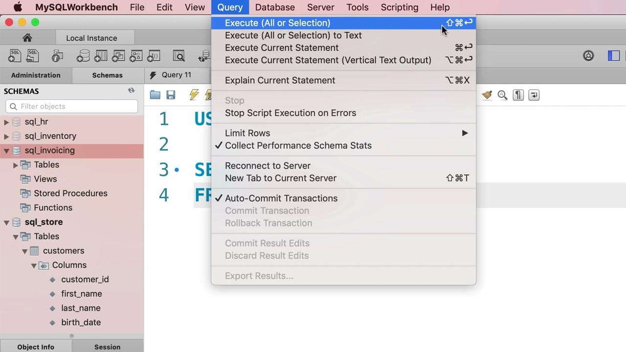 SQL #7 - The SELECT Statement [By Mosh Hamedani]