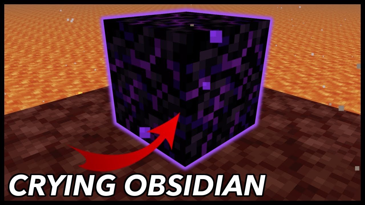 Where To Find Crying Obsidian In Minecraft? - YouTube