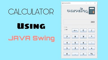 Calculator with JAVA Swing || Netbeans IDE 12.2 || With Source Code