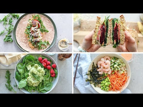 EASY 5 Minute Lunch Recipes | Healthy Lunch Ideas