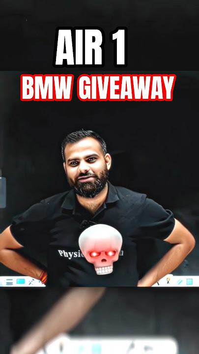 AIR 1 को BMW Giveaway 💀 by MR Sir #neet