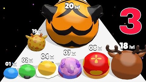 SLIME RUN EVOLUTION 3D - Level 20-30 (Animal Evolution Run) New Update, Max Level, All Gameplays