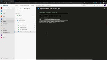 Automated deployment of a Vue Flask app using Azure Pipelines
