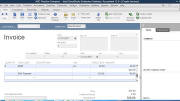 14, Creating Payment Item In QuickBooks