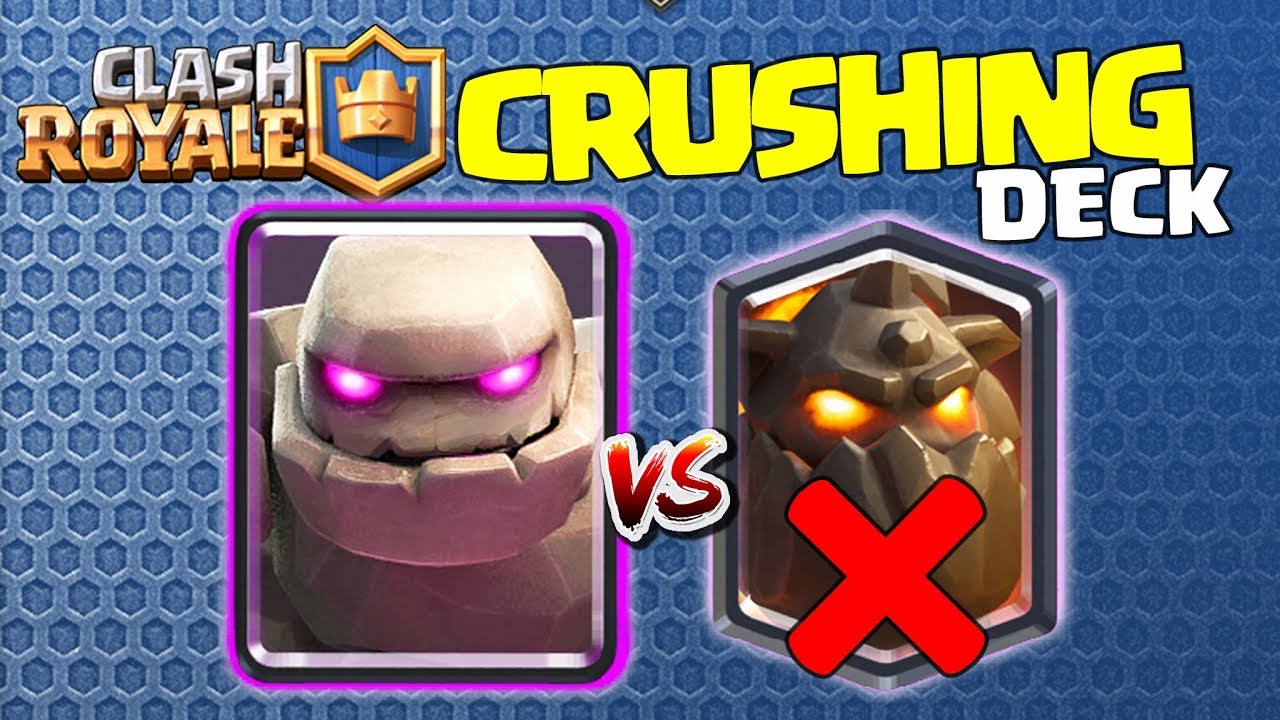 How to play amazing beat down deck - Golem Mirror deck | Lavahound deck | Clash Royale