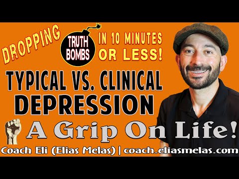 If you feel depressed, watch this! (Typical Depression Vs. Clinical Depression) thumbnail