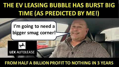 THE EV LEASE BUBBLE HAS BURST BIG TIME!!! (AS PREDICTED BY ME 2 YEARS AGO!!)
