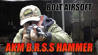 【Bolt Airsoft】新製品！ボルトエアソフト　AKM B.R.S.S HAMMER【電動ガン　エアガン　実射レビュー】