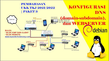 PEMBAHASAN UKK TKJ 2022 PAKET 3 | Bagian 3 | Konfigurasi DNS Server dan Web Server