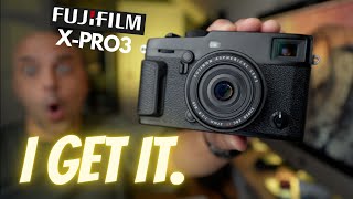 I get it. The Fujifilm X-Pro 3.