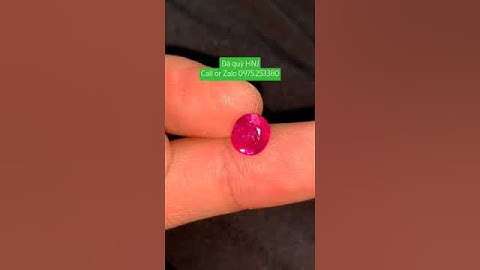 Ruby tự nhiên faxet lục yên, nặng 2,1 cts, lên nhẫn nam nữ siêu đẹp, đã kiểm định, Giá 28,8 triệu