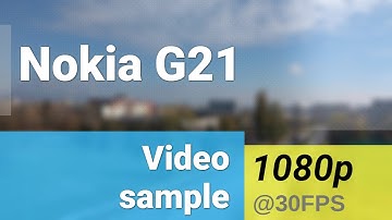 1080p 30fps (main camera, 2x) - Nokia G21 video sample