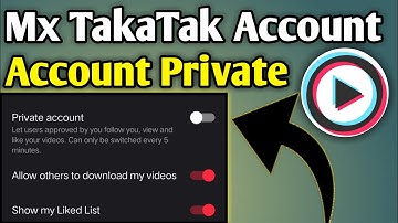 How To Private Mx Taka Tak Account