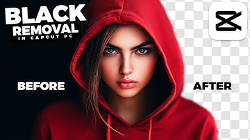 How To REMOVE A Black BACKGROUND In CAPCUT PC