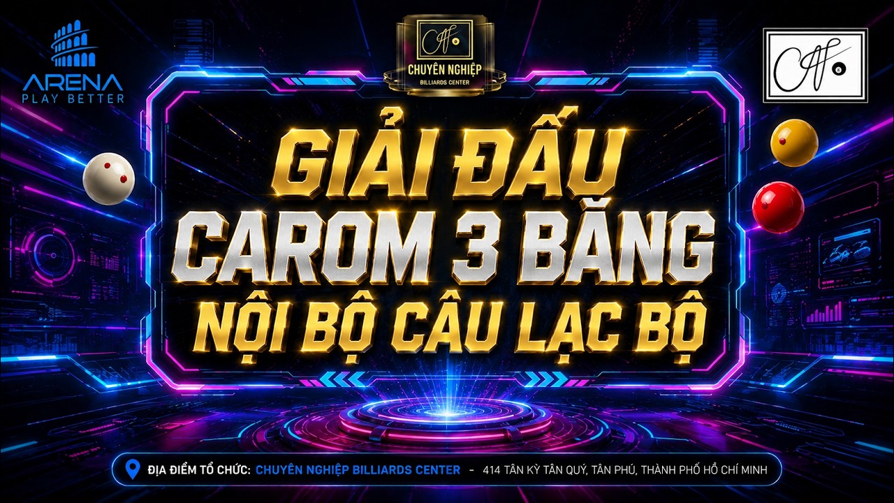 Image of video the B1 | LAST 8 | MAI TÂN HUYÊN VS DUY PHONG | Carom 3C - Chuyên Nghiệp Billiards Center | 13/05/2026 11