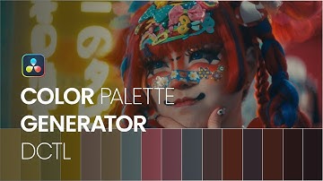 Color Palette Generator DCTL for DaVinci Resolve