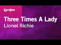 Karaoke Three Times A Lady - Lionel Richie *