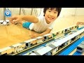 松岡さんとプラレールで遊びました【がっちゃん】Plarail