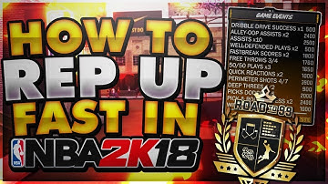 NBA 2K18 | HOW TO REP UP FAST! GET 99 OVERALL FAST & EASY!
