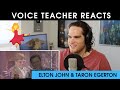 Voice Teacher Reacts to Elton John & Taron Egerton - Tiny Dancer