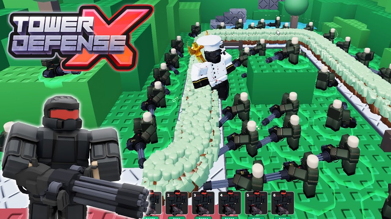 NEW* BARRACKS TOWER UPDATE!!  Tower Defense X Roblox 