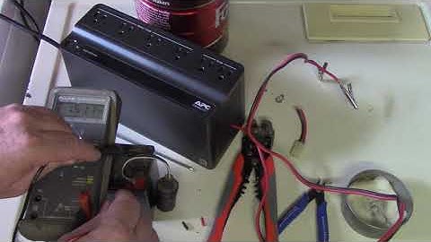 UPS 12V 110V Power Hack