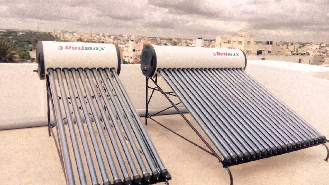 REDMAX SOLAR WATER HEATER BENGALURU-9845833722 - YouTube