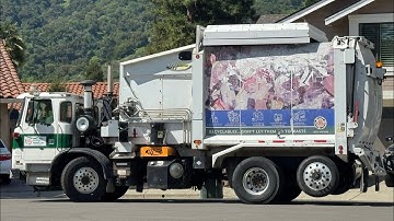 First Generation Autocar Acx Labrie Automizer Garbage Truck - Pleasanton Garbage Service