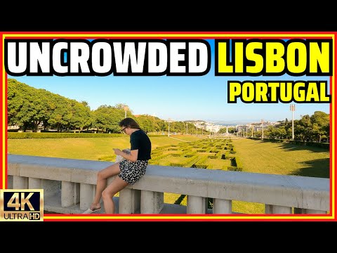 [4K] Beautiful But Less Touristy Areas in Lisbon! 😎 Principe Real Walking Tour, Portugal