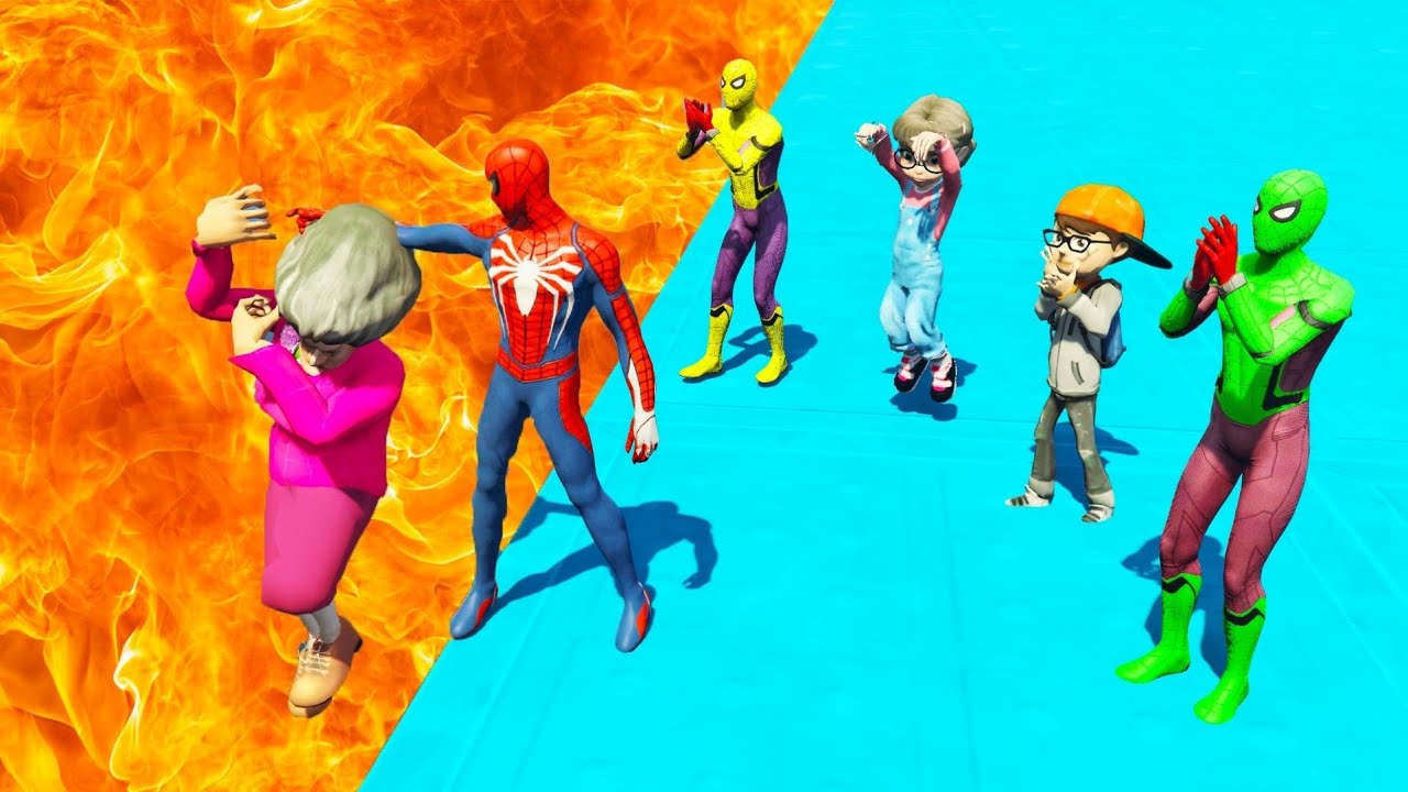 Scary Teacher 3D - Spiderman Troll Miss'T and Icescream - Nick and Tani in Trouble - House Prank