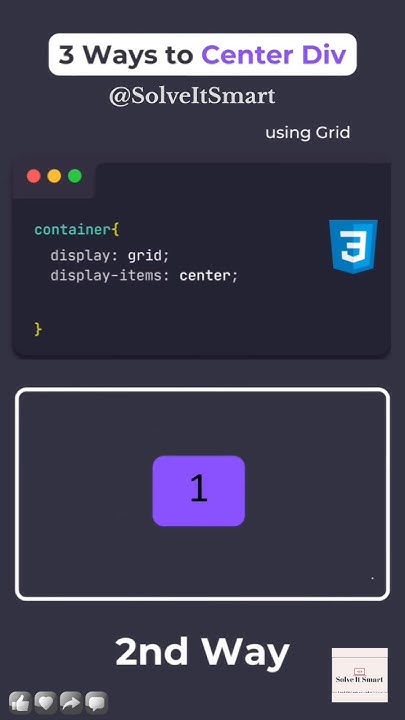 🔥3 Ways to Center Div | Master the art of div centering with these 3 ...