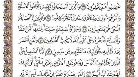سورة الشورى الشيخ محمد ايوب صفحة ٤٨٧