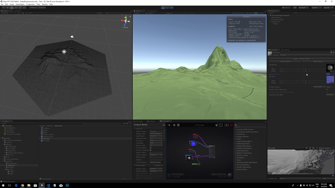 Vertex Displacement Shader #ASE - YouTube