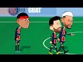 Why mbappe hates neymar and messi  messi neymar mbappe