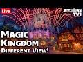 🔴Live: Relaxing Magic Kingdom Evening - Different Fireworks View - Walt Disney World