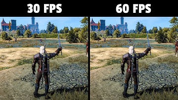 30FPS vs 60FPS Comparison - The Witcher 3 Wild Hunt
