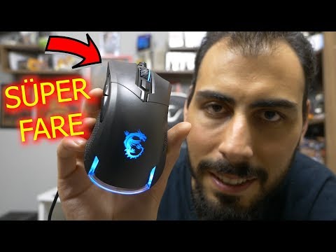 Her Oyunda Performanslı Mouse ve XL Mouse Pad  (MSI CLUTCH GM50)